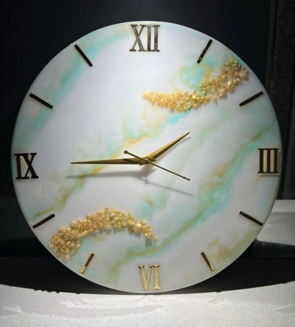 20-Inch Marble Theme Clock