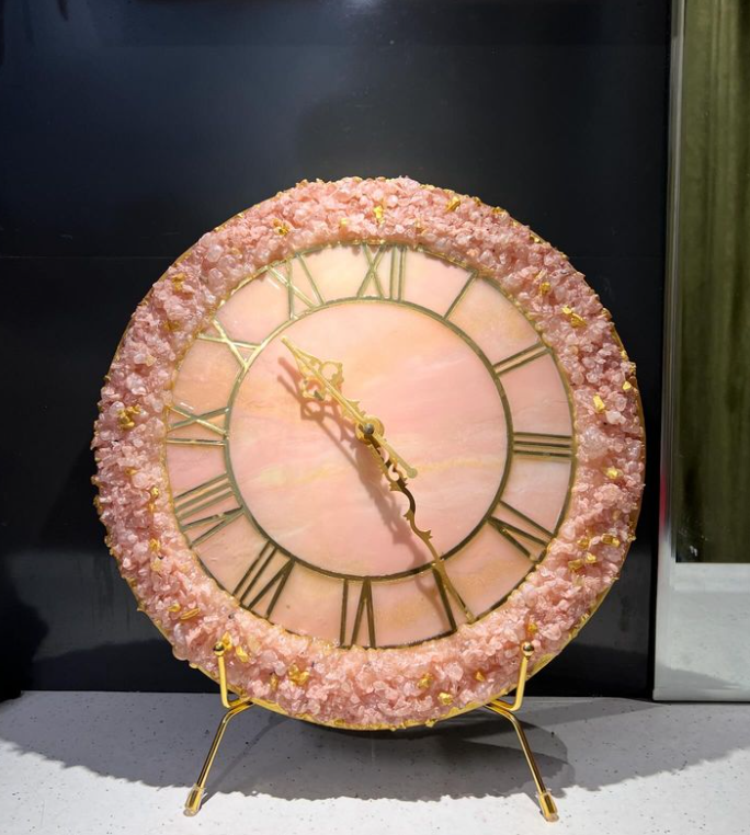 ombre resin clock