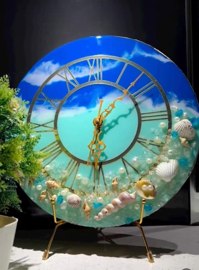 resin clock