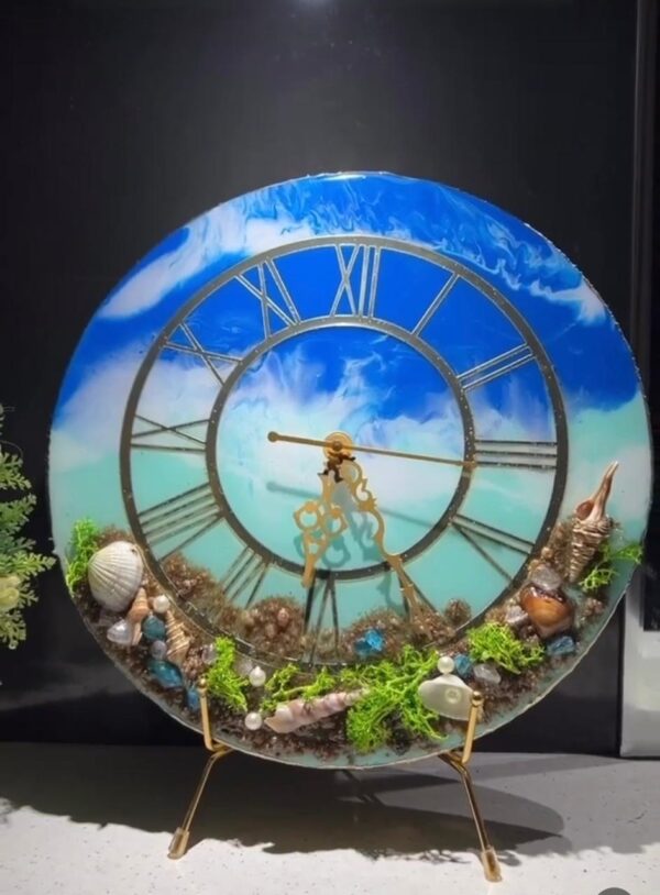 12-Inch Ocean Theme Clock